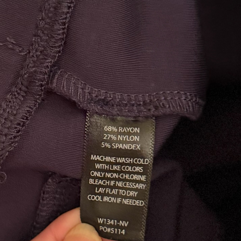Betabrand Dress Pant Yoga Pants Women’s M Navy Bootcut Stretch Pull-On Workwear - Picture 4 of 7